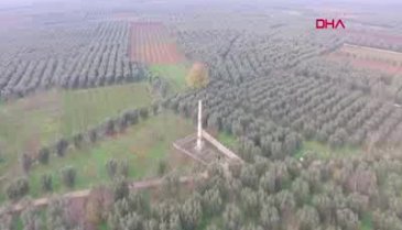 Bursa İznik'teki dikilitaş, 2 bin yıldır ayakta
