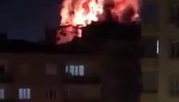 Bursa'da korkutan yangın!