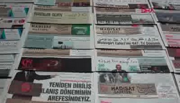 Bursa'da Osmanlıca gazete çıkarıyor