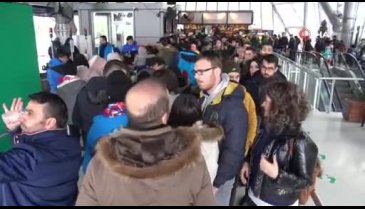 Bursa'da teleferikte yılbaşında gece mesaisi