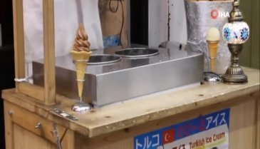 Japonya'nın Maraş dondurması ile imtihanı