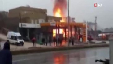 Şanlıurfa'da akaryakıt istasyonunda patlama