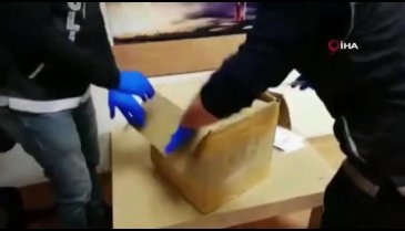 Kargo şirketine uyuşturucu operasyonu