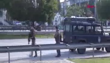 Kırgız sevgilisinin yanına gidemeyince korku saçtı