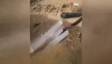 Su borularından buz aktı