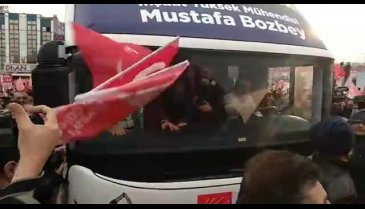 Kent Meydanında Bozbey coşkusu!