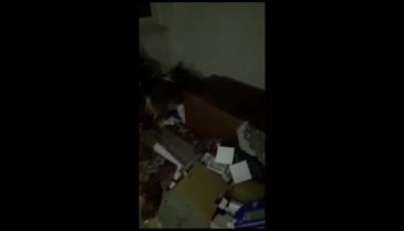 Bursa'da polisi görünce sobaya attılar