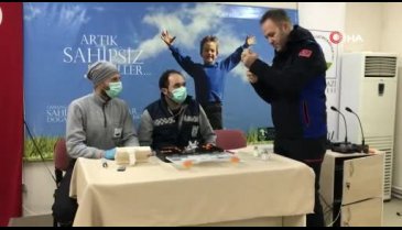 Bursa Uludağ'da hayat kurtaran operasyon