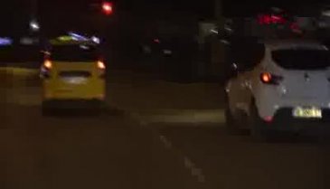 Bursa'da magandaların trafiği birbirine kattığı anlar kamerada