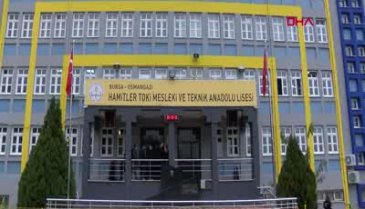 Bursa'da lisede mahkeme kuruldu, suçlular cezaevine konuldu