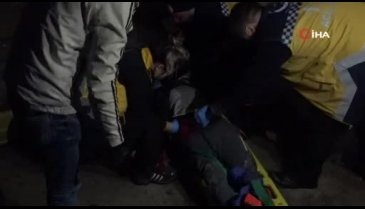 Bursa'da 2. kattan düştü, imdadına ağabeyi yetişti