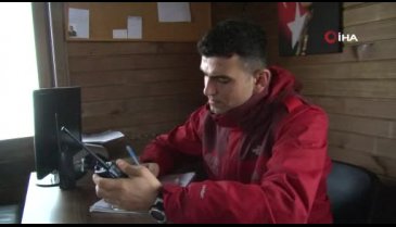 Bursa Uludağ'da nefes kesen tatbikat