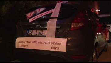 Bursa'ya 6 bin 400 kilometre uzaktan gelin geldi