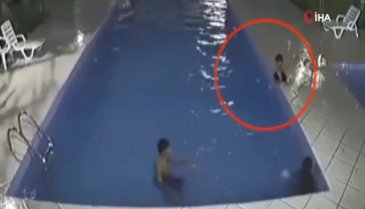 Boğulmakta olan çocuk son anda kurtarıldı