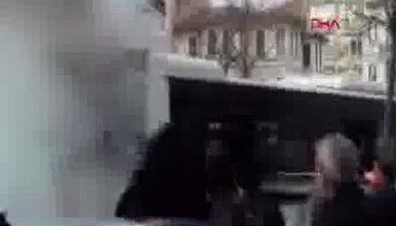 Halk otobüsü alev aldı!
