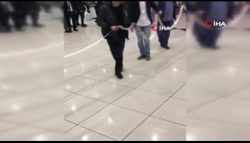 Bursa'da damada takılan para 10 metreyi geçti, 12 kişi zor taşıdı
