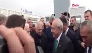 CHP Genel Başkanı Kemal Kılıçdaroğlu Bursa İnegöl'den geçti