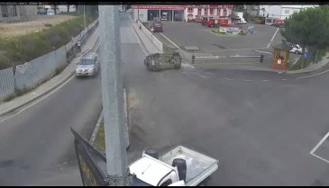 Trafik kazaları kameralarda