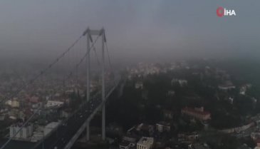 İstanbul'dan sis manzaraları
