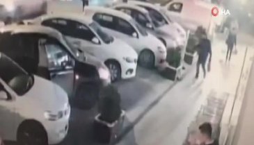 Fren yerine gaza bastı markete daldı