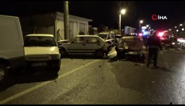 Kahramanmaraş'ta zincirleme kaza: 4 yaralı