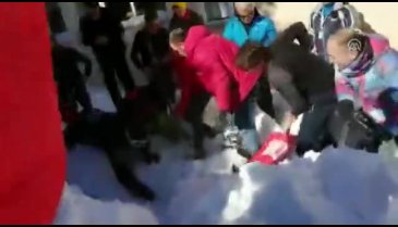 Bursa Uludağ'da kurtarma çalışmaları devam ederken ikinci kar kütlesi düştü