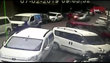 Kızının aracını kaçıran yaşlı adam dehşet saçtı!