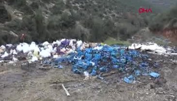 Bursa İznik'te vadideki kirliliğe tepki
