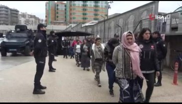 Bursa'daki "Narko Timsah" operasyonunda 29 kişi adliyeye getirildi