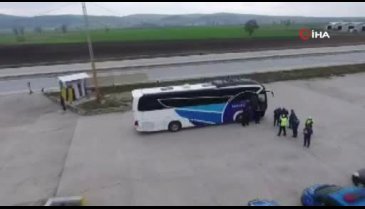 Bursa'da droneli ve köpekli operasyon!
