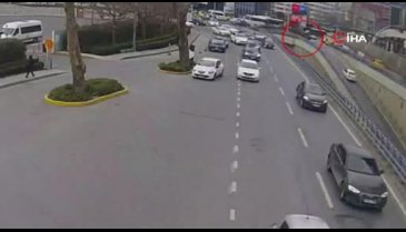 Nefes kesen kovalamaca MOBESE kamerasında
