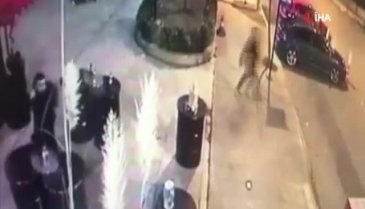Gece kulübüne silahlı saldırı kamerada