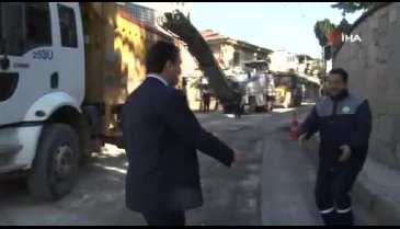 Bursa Osmangazi'de asfalt harekatı