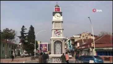 Bursa'daki saat kulesinin şalteri yanmış