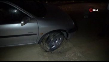 Bursa'da sürücü ve hamile olan eşi hayatlarının şokunu yaşadı