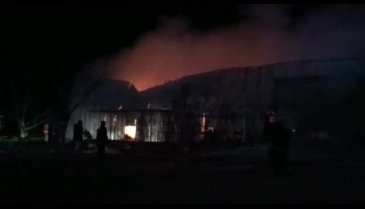 Bursa'da fabrikada korkunç yangın! 2
