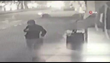 Bursa'da ilginç kaza kameralara yansıdı!