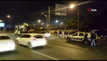 Metrelerce sürüklendi! 2 yaralı