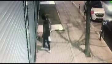 Sokak hayvanlarının mama kabını çalan hırsızlar kamerada