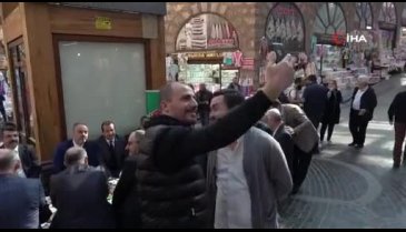 Bursa Mudanya'da Aktaş'a sevgi gösterisi