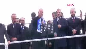 Mudanya'da Süleyman Soylu izdihamı