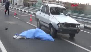 Yolun karşısına geçmek isterken canından oldu