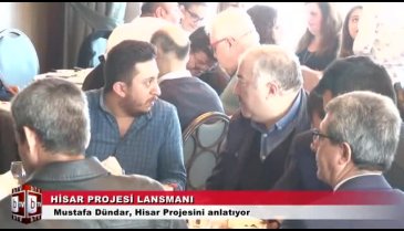 Bursa Osmangazi Belediye Başkanı Dündar: "Hisar hak ettiği değere kavuşacak"