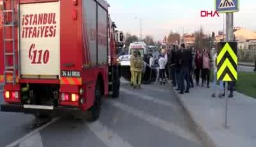 Kaza yapan sürücü, önce kaçtı sonra geri döndü