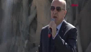 Erdoğan, Ankapark "Wonderland Euroasia" açılış töreninde konuştu
