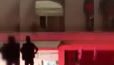 Diyaliz merkezinde korkutan yangın