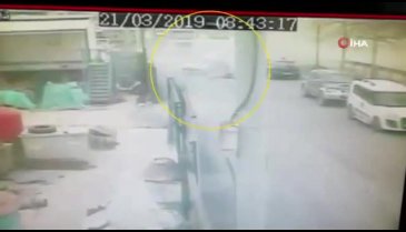 Abla ve kardeşin öldüğü kaza güvenlik kamerasında