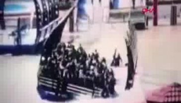 Irak'taki feribot faciası güvenlik kamerasında