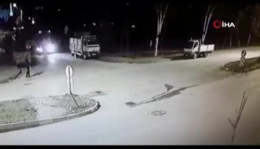 Akılalmaz hırsızlık! Kamyonu, TIR'a bağlayıp çaldılar...