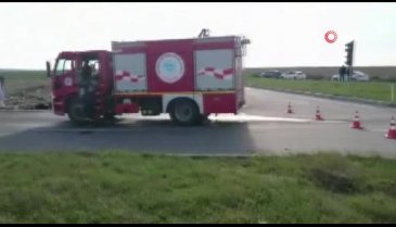 Korkunç kaza! Tır ikiye bölündü